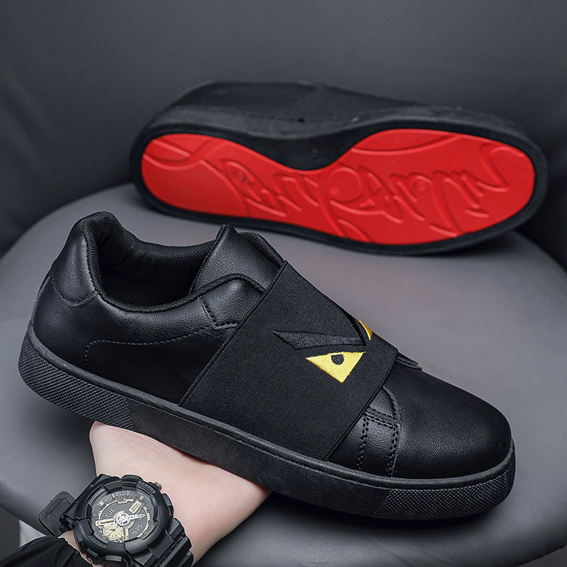 Men's Red Bottom Small Monster Breathable Sneakers Four Seasons Casual Shoes Fashion Trendy sneaker Lazy Men's Shoes