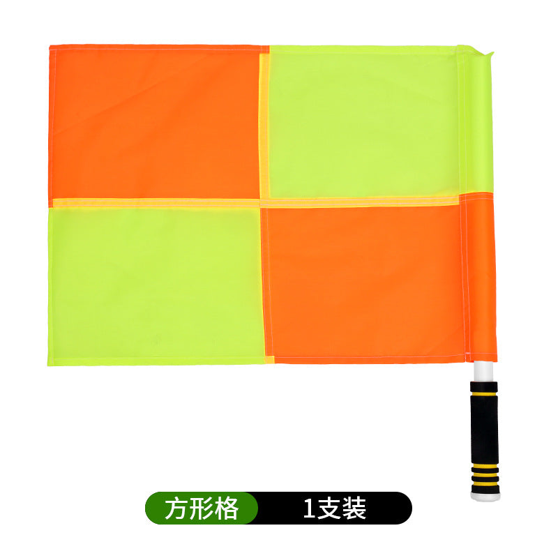Football Game Sideline Flag Assistant Referee Flag Signal Flag Large and Small Square Football Referee Equipment Signal Flag