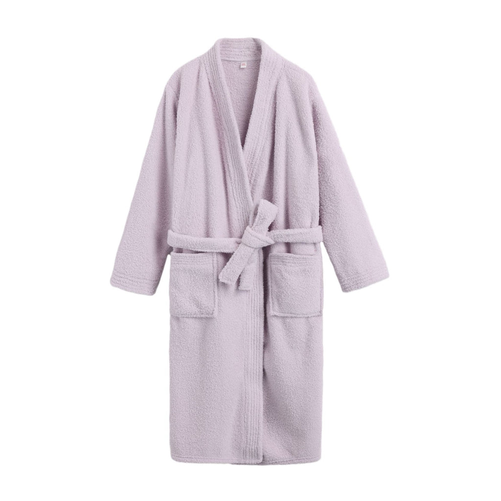 Autumn and Winter New Imitation Half-Velvet Nightgown, Warm and Thickened Bathrobe, Couple Pajamas, Long Loose Style, Can Be Worn Outside as Home Clothes