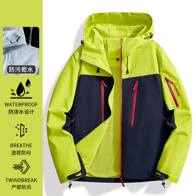 Woodpecker Jacket Girls New Autumn Three-In-One Outdoor Waterproof Small and Beautiful Sports Windproof Jacket