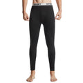 Men's Slim-Fit Winter Fleece Thermal Pants Thin Single Pants Men's Inner Wear Base Knit Pants Youth Sleep Pants