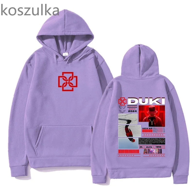 Duki Ameri World Tour 2025 Hoodie Unisex Fans Print Sweatshirt
