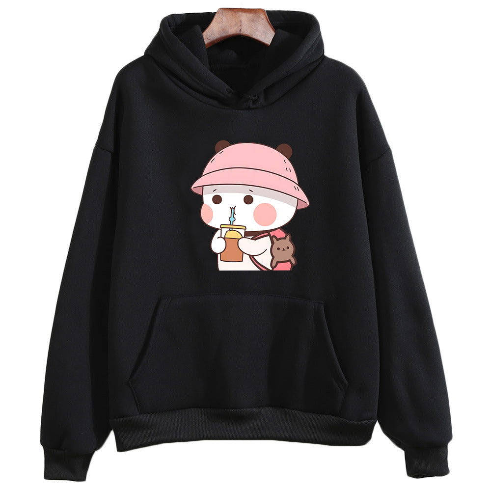 Bubu and Dudu Cute Cartoon Hoodies Graphic Sweatshirts Winter