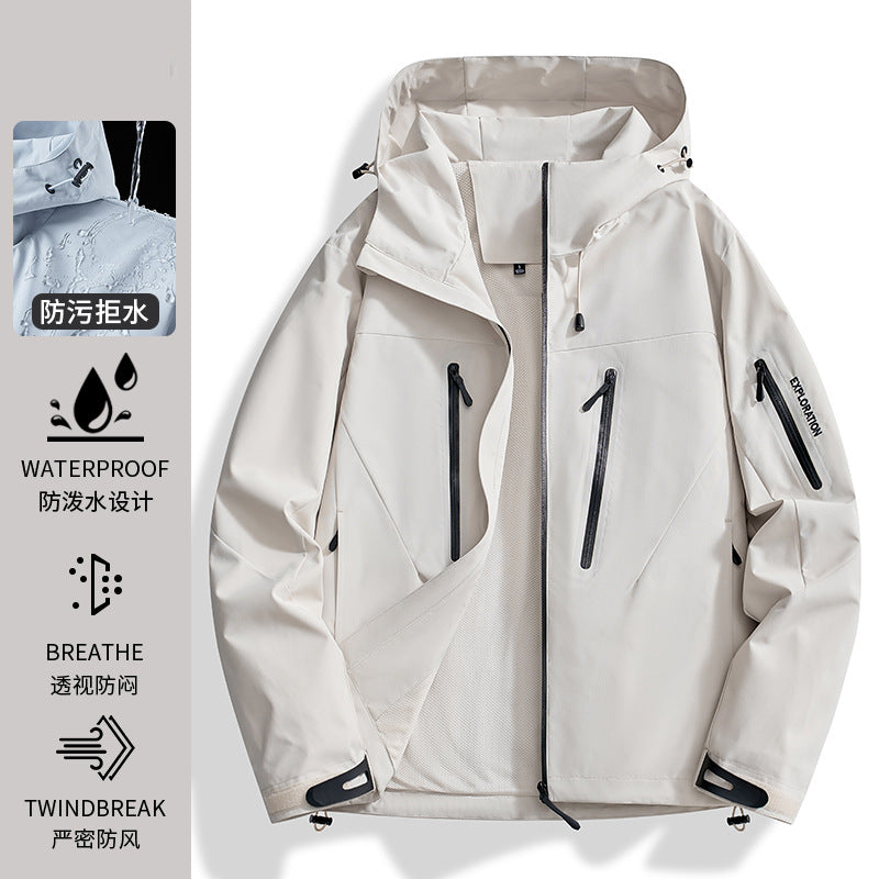 Woodpecker Jacket Girls New Autumn Three-In-One Outdoor Waterproof Small and Beautiful Sports Windproof Jacket