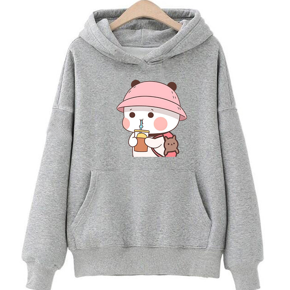 Bubu and Dudu Cute Cartoon Hoodies Graphic Sweatshirts Winter