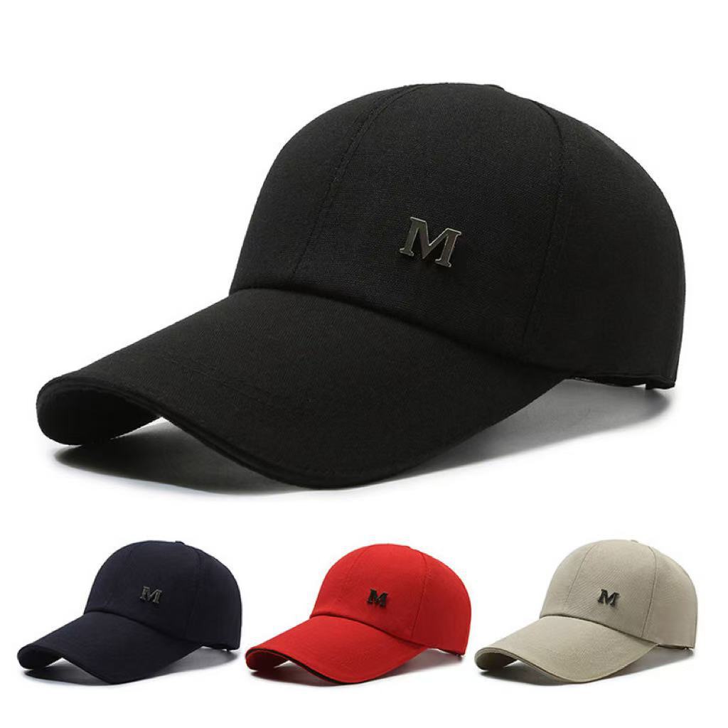 Hat Men's Summer Korean Style Casual Peaked Hat Outdoor Sun Hat Women's Baseball Cap Spring and Autumn Sun Protection Sun Hat