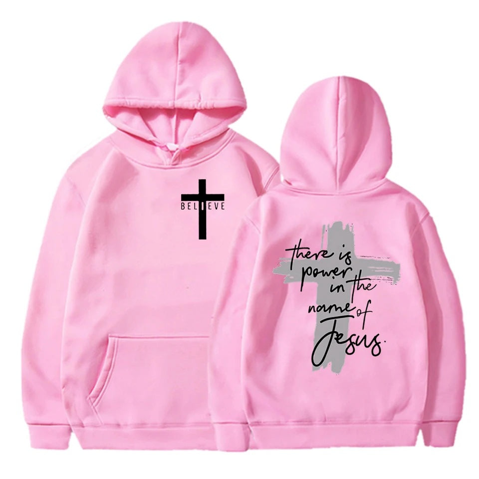 Women/Men Christian Faith Essential Hoodies There Is Power I