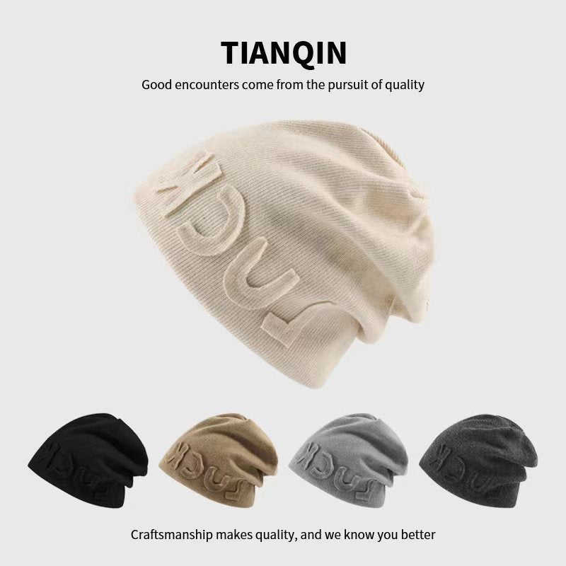 Beanie Hats for Men and Women, Winter Hats, Warm Autumn and Winter Women's Woolen Hats, Corduroy Hats, Winter Baotou Hats