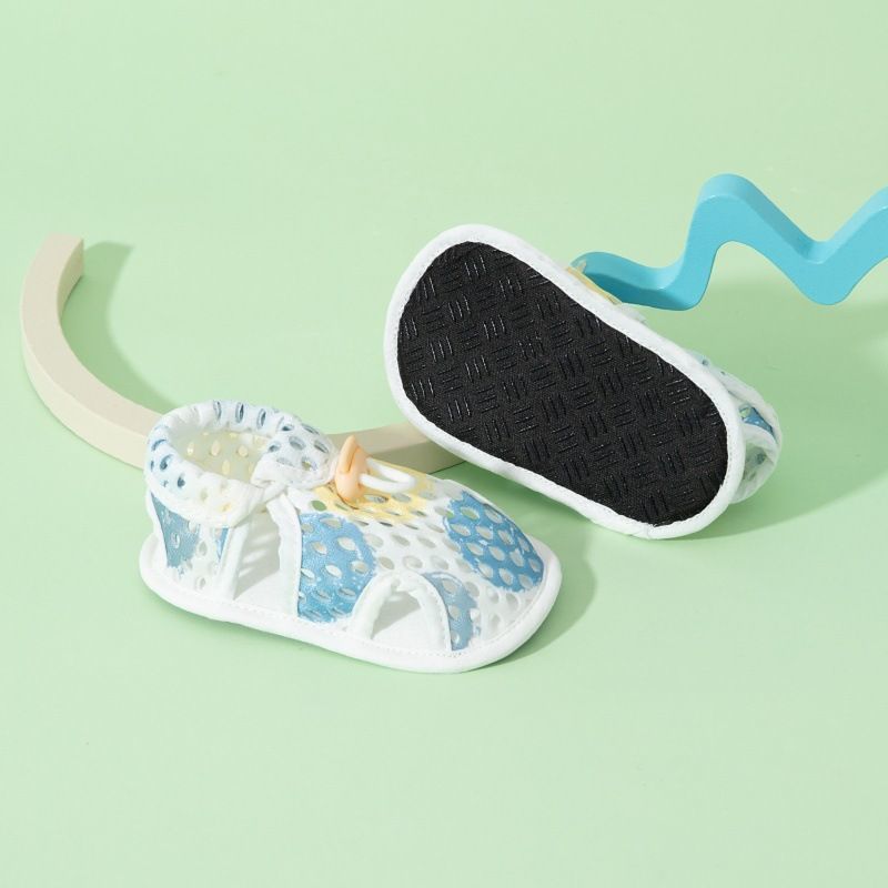Baby summer sandals men and women toddler shoes 0-1 years old baby breathable single mesh shoes children soft bottom non-slip shoes