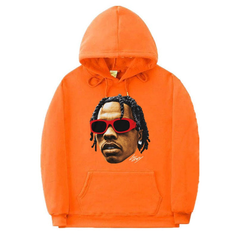 [Cross-border European Code] Rapper Lil Baby Graphic Hoodie Men's