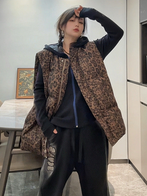 American-Style Cardigan European-Style Hooded Top Thickened 2026 Spring New Women's Curved Letter Print Trendy Brand Women's Clothing