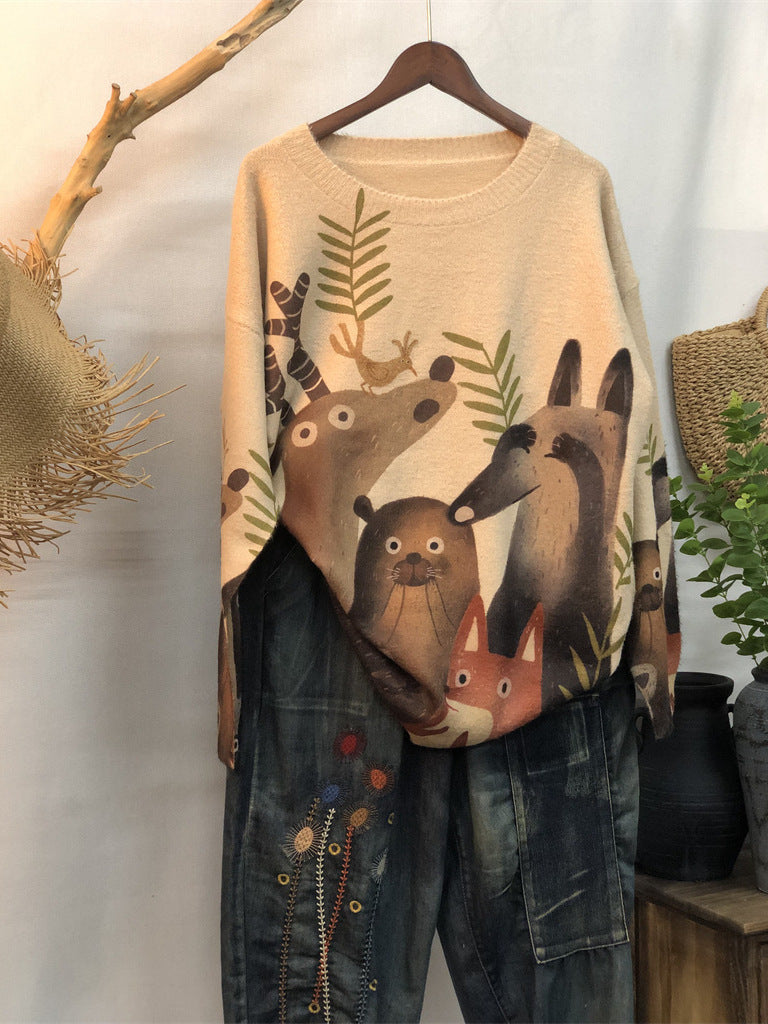 Autumn and Winter New Pullover Sweaters, Girly Style Sweaters, Outer Wear Sweaters, Slimming Internet Celebrity Tops, Women's Sweaters Wholesale
