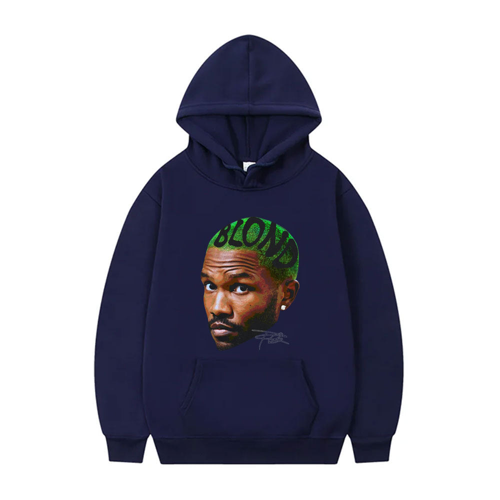 Rapper Frank Vintage Head Graphic Hoodie Men Women Ocean Hip