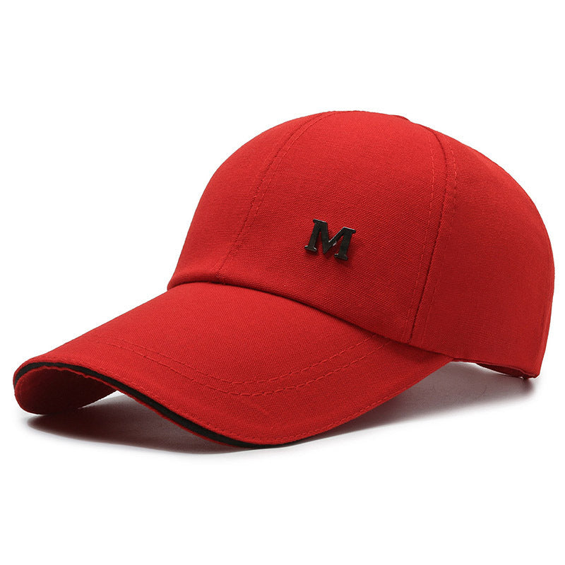 Hat Men's Summer Korean Style Casual Peaked Hat Outdoor Sun Hat Women's Baseball Cap Spring and Autumn Sun Protection Sun Hat