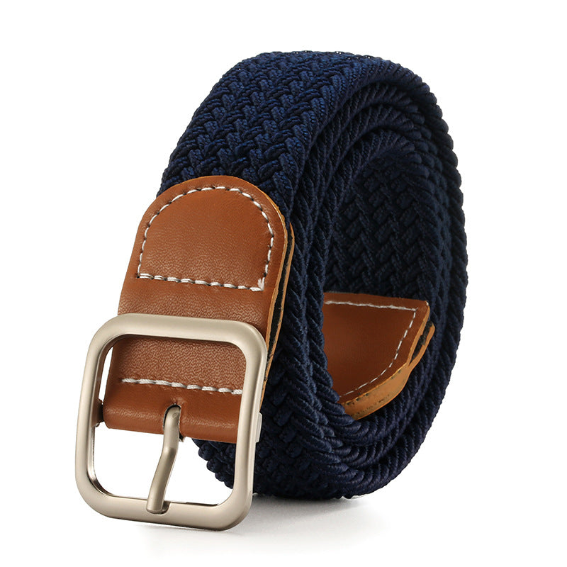 No-Punch Women's Belt, Versatile Denim Belt, Elastic Buckle Belt for Students, Lazy Belt