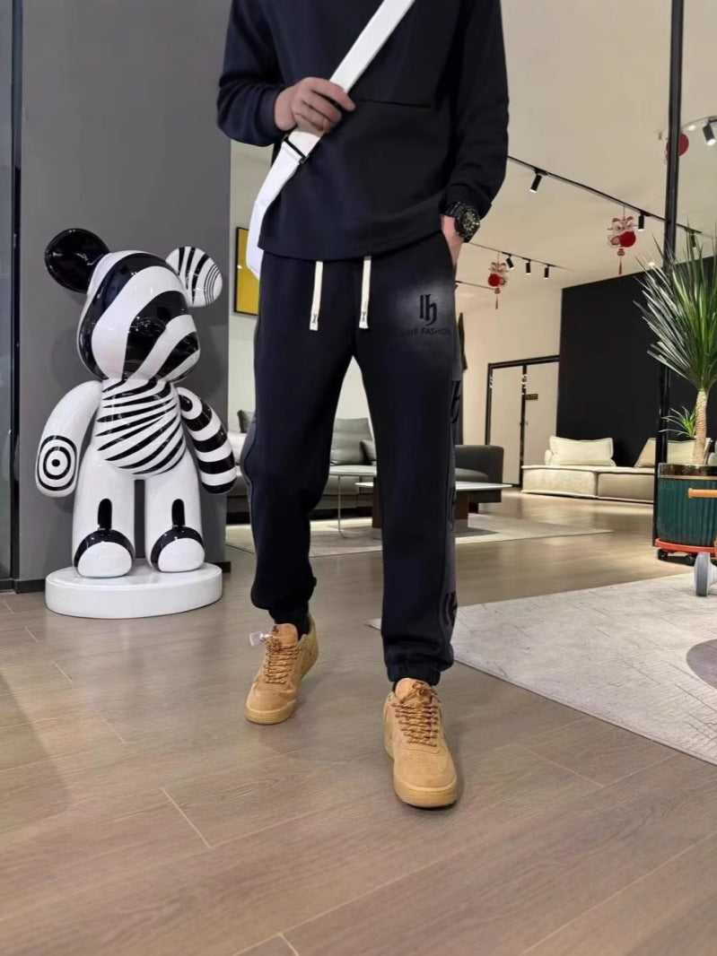 Youth Popular Casual Pants Men's Spring and Autumn New Fashion Brand Youth Loose All-match Pendant American Casual Pants