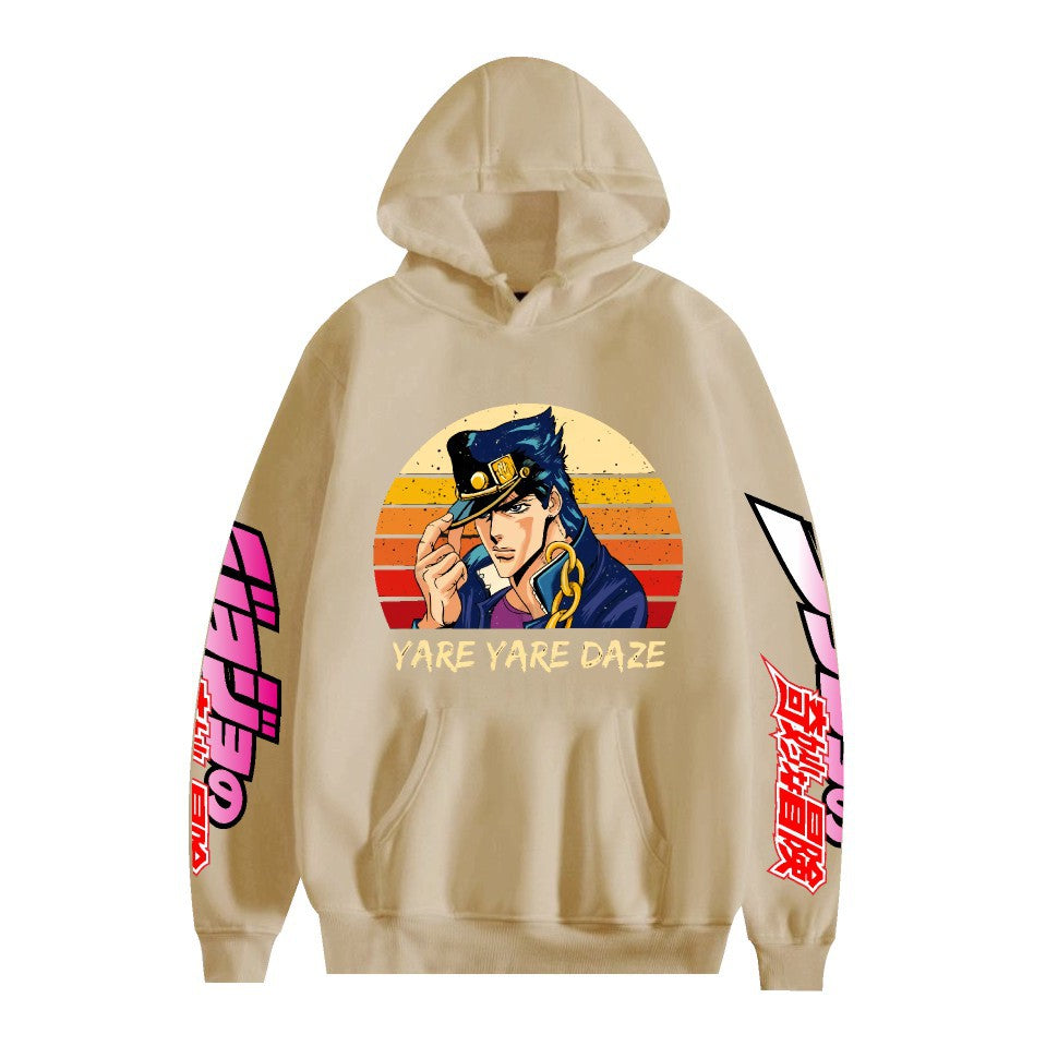 New wonderful adventure printed hoodie loose casual men's and women's trendy autumn and winter cross-border sweater Hoodies