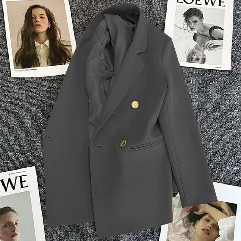 Green Small Blazer for Women 2025 Spring New Style Slimming Internet Celebrity Street Top Trendy Women