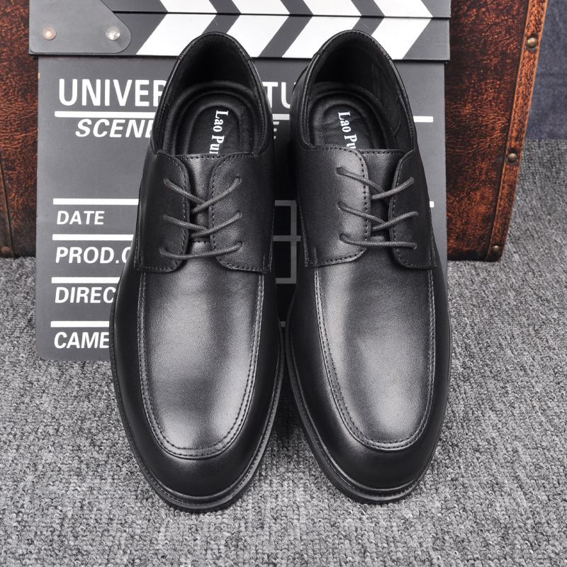 2025 New Summer Casual Leather Shoes, Soft Sole, Business Formal Wear, Wear-Resistant, Non-Slip, Fashionable and Versatile, Men's Shoes for Work