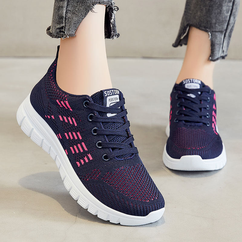 Women's Shoes 2026 Summer New Running Shoes Popular Wholesale Foreign Trade Women's Shoes Soft Sole Comfortable Cross-Border Sports Shoes for Women