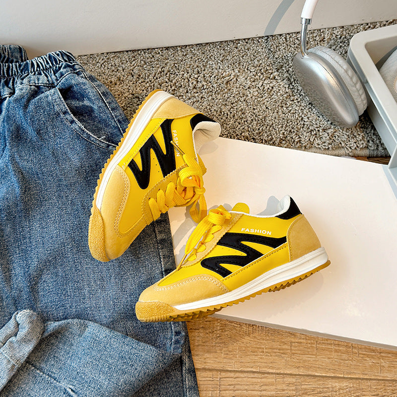 Children's Sports Shoes 2026 Spring New Korean Style Casual Running Shoes for Boys and Girls, Single Shoes, Kids' Shoes, Wholesale