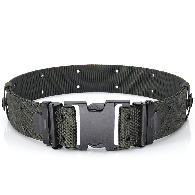 5.5cm Men's Nylon Training Belt Canvas Woven Tactical Waist Cover Multi-functional American-style s Outer Belt Men's Belt