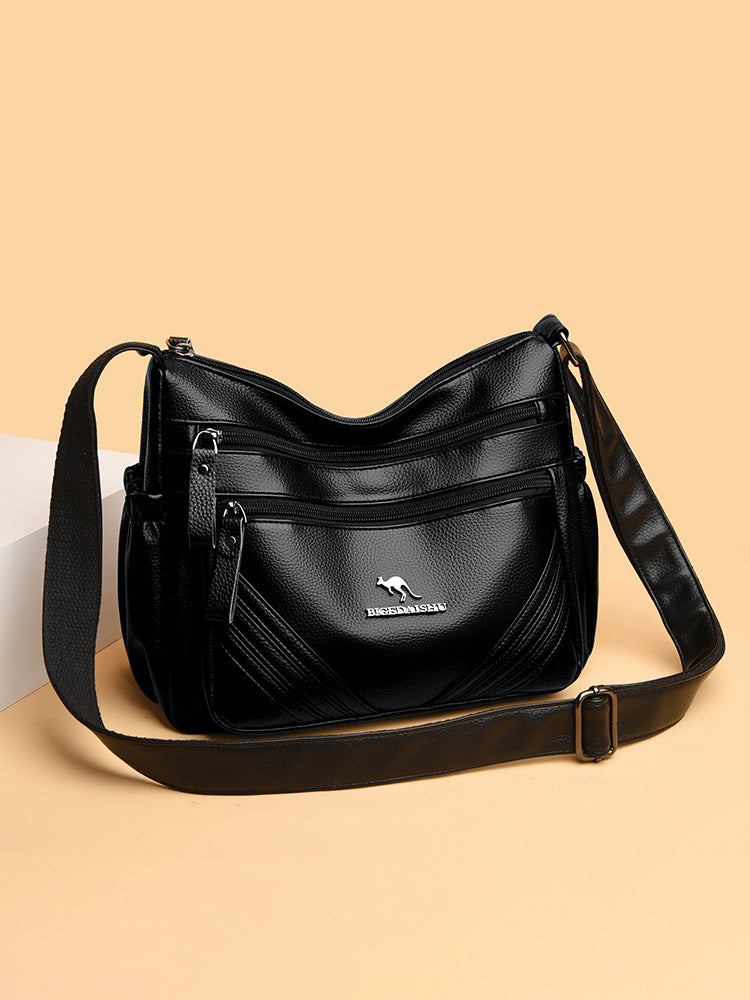 Women's Bag, Large Capacity Women's Bag, Middle-Aged Mother's Bag, 2026 New Model, Multi-Layer Versatile Shoulder Crossbody Bag, Dropshipping