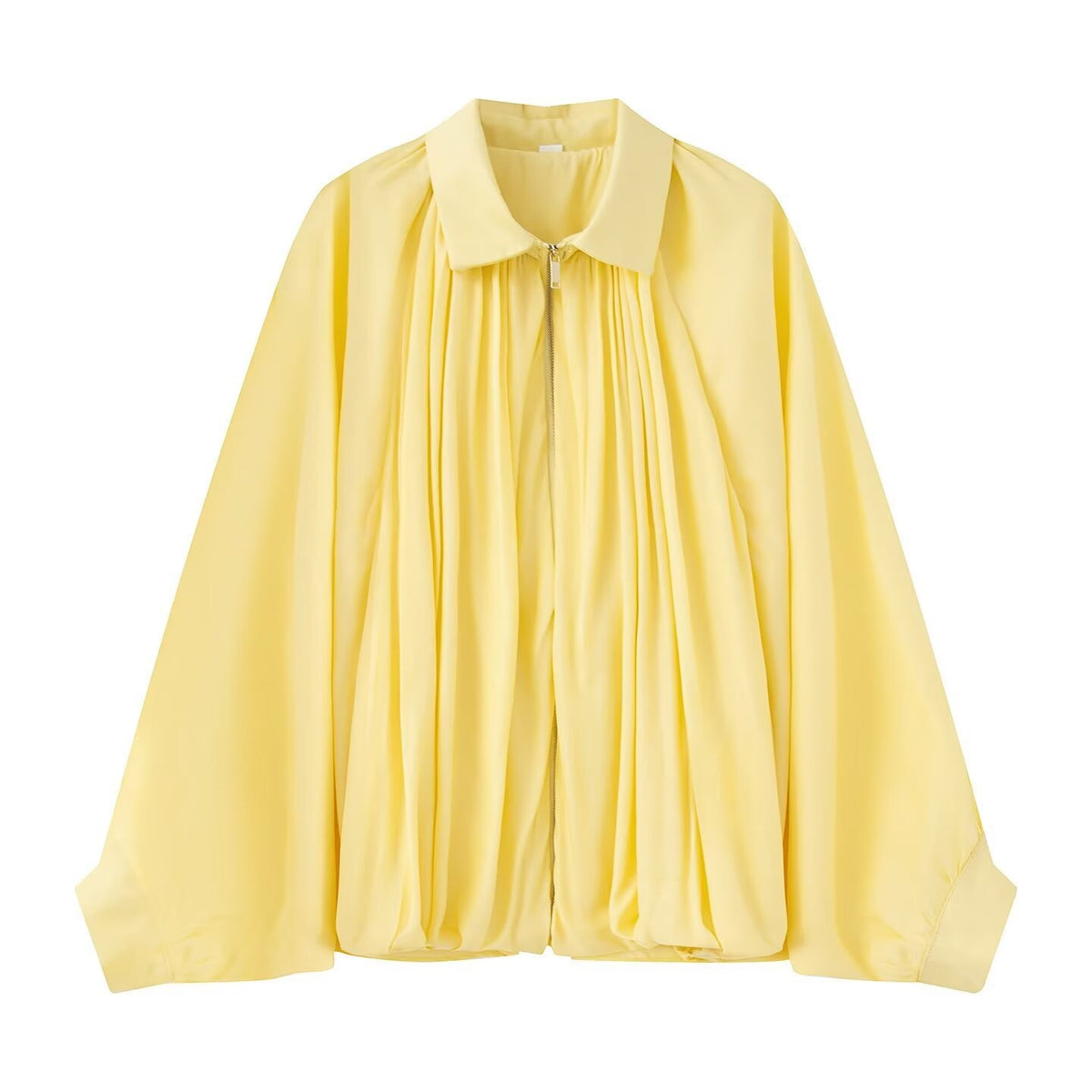 Cross-Border Women's Clothing 2026 Autumn and Winter European and American Fashion Loose Lapel Puffy Bomber Jacket for Women X5048