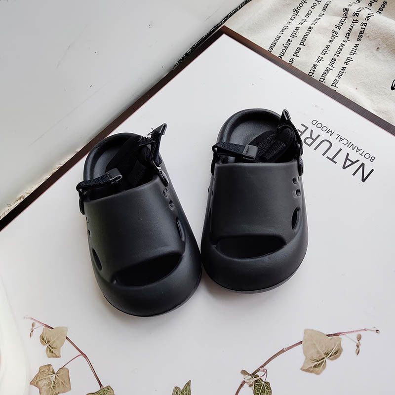 Children's Sandals Men and Women's Children Wading Baotou Waterproof Hole Beach Shoes Sports Outdoor Slippers