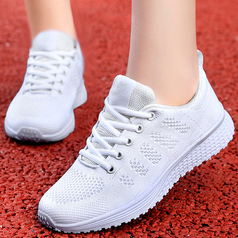 Summer Brand Sports Shoes for Women, Running Shoes, Mesh Breathable Lightweight Travel Shoes, Student Women's Soft-Soled Casual Shoes for Women