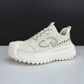 2025 Summer New Men's Shoes Increased Thick Bottom Breathable Mesh Sports Casual Shoes Mecha Style Niche Torre Shoes