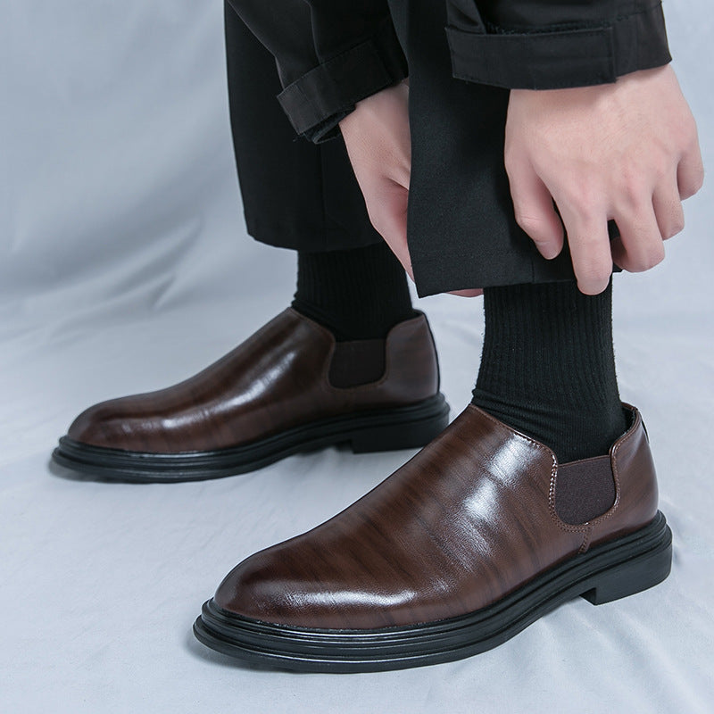 Men's shoes cross-border plus size new loafers fashion men's business formal leather shoes trend set foot loafers wholesale