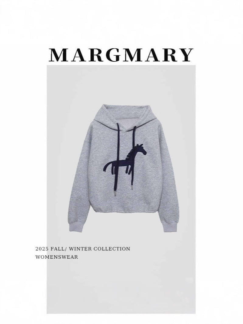 2025 Popular European and American Hoodies, Casual and Versatile Loose Sweatshirts (251063)
