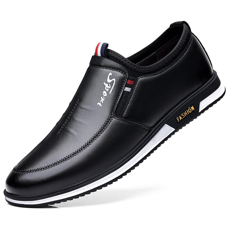 2025 New Men's Casual Leather Shoes Cowhide Formal Business Leather Shoes Non-Slip Loafers High-End Cross-Border Men's Shoes