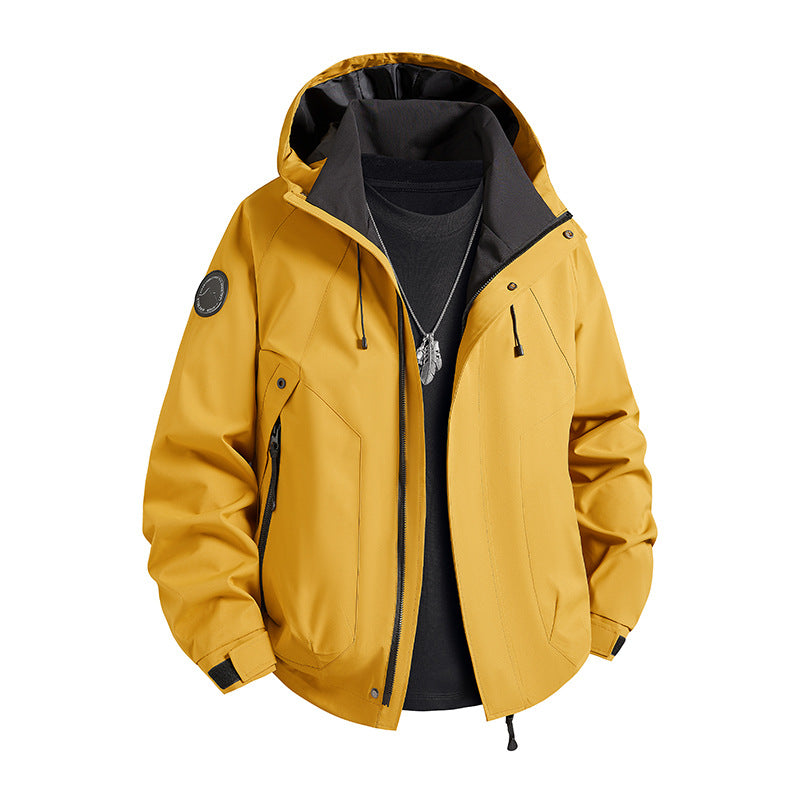 Printed Custom-Made Jackets, Outdoor Three-In-One Jackets for Men and Women, Travel Outdoor Three-Proof Printable High-Quality Jackets