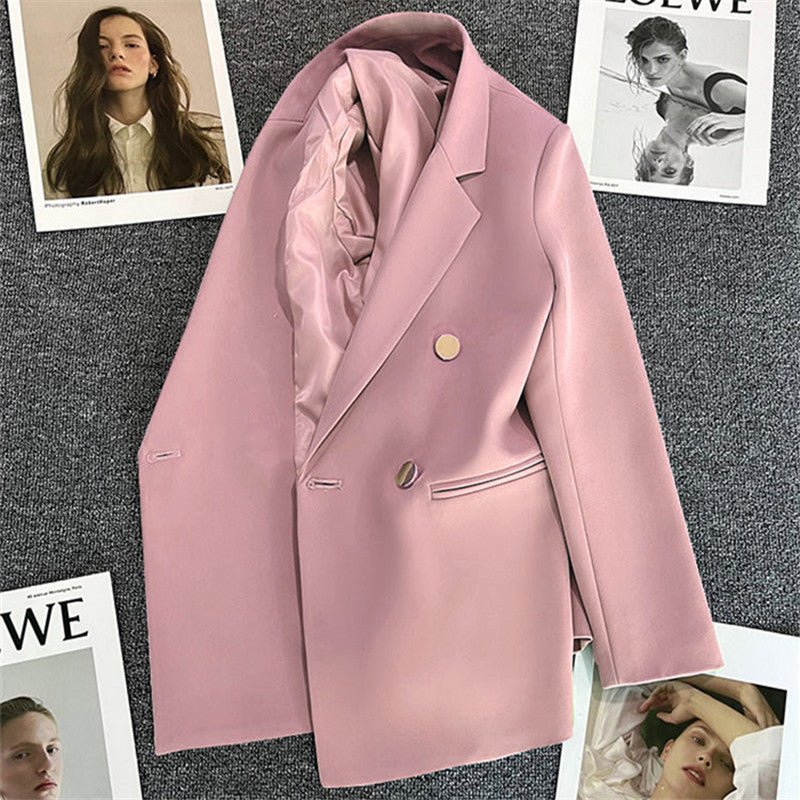 Green Small Blazer for Women 2025 Spring New Style Slimming Internet Celebrity Street Top Trendy Women