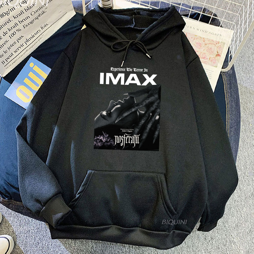 Nosferatu Horror Movie Printing Hoodies Long Sleeve Winter H