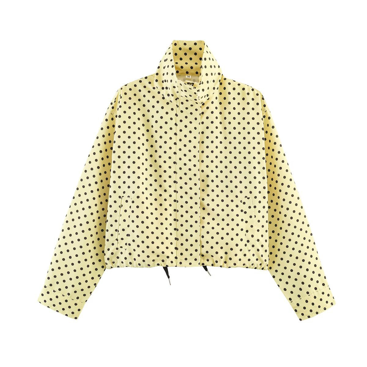 Taop&Za Women's Clothing 2026 Summer New Casual Style Cool and Chic 8-Color Stand-Up Collar Polka Dot Short Jacket