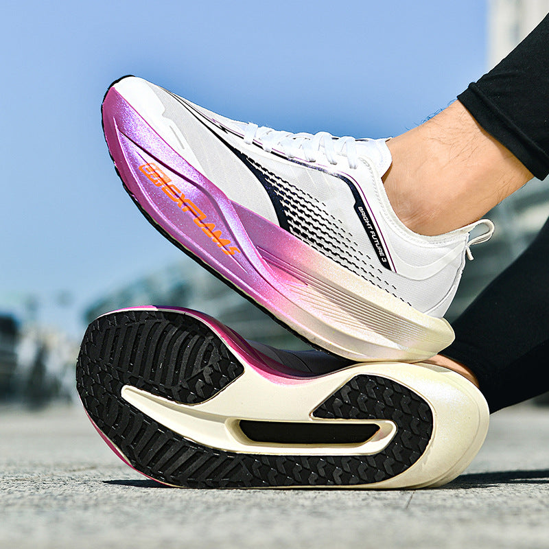 Professional Marathon Sports Training Racing Competition Cushioning Breathable Men's Sports Shoes Carbon Plate Comfortable Women's Running Shoes Autumn