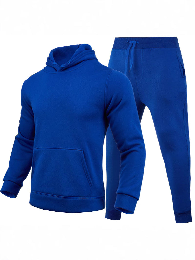 Men's Suit Cross-Border Autumn and Winter Export Pullover Sports Sweatshirt and Sweatpants Fashionable Men's Fleece Hoodie Jacket for Men