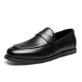 Factory Direct Supply spring loafers men's genuine leather Korean-style breathable all-match loafers slip-on casual leather shoes