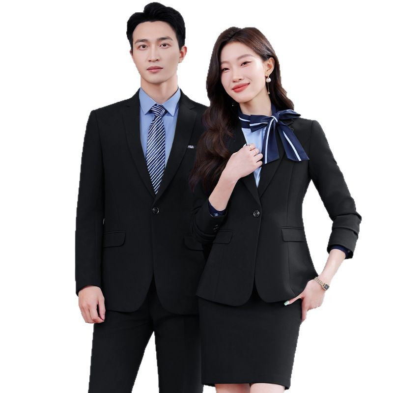 Toni Suit Self-Designed Factory Professional Attire Men's and Women's Suits Professional Attire Temperament Formal Wear Cross-Border Formal Wear Wholesale Dropshipping