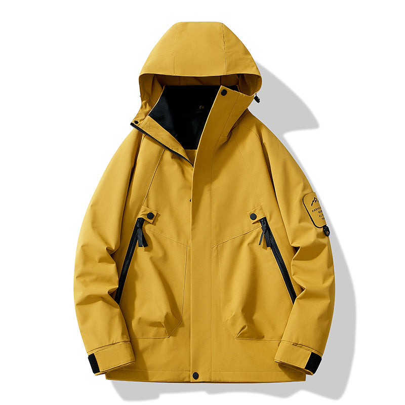 Jacket for Autumn and Winter, 25 Styles of Warm Coats, Windproof and Waterproof Outdoor Jackets, Detachable Two-Piece Set, Couple's Hiking Clothing