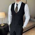 New Spring and Summer High-end Slim-fit Vest Pants suit Men Business Casual Vest Set Best Man Group Dress Suit Men