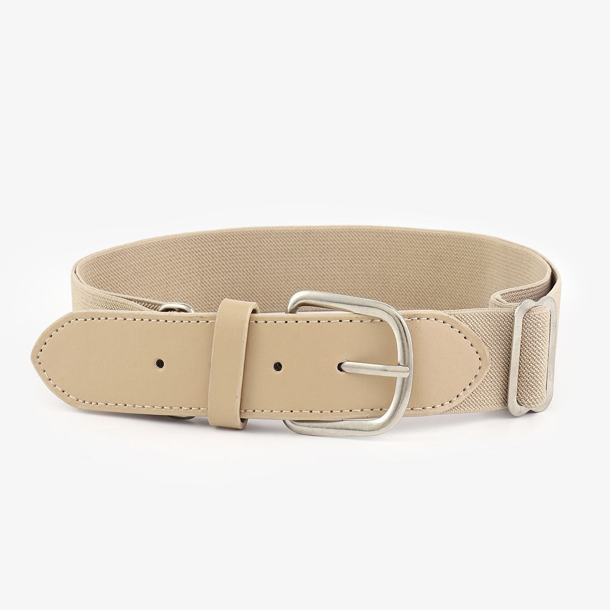 Outdoor sports elastic baseball belt elastic softball elastic belt fashion decorative alloy belt wholesale