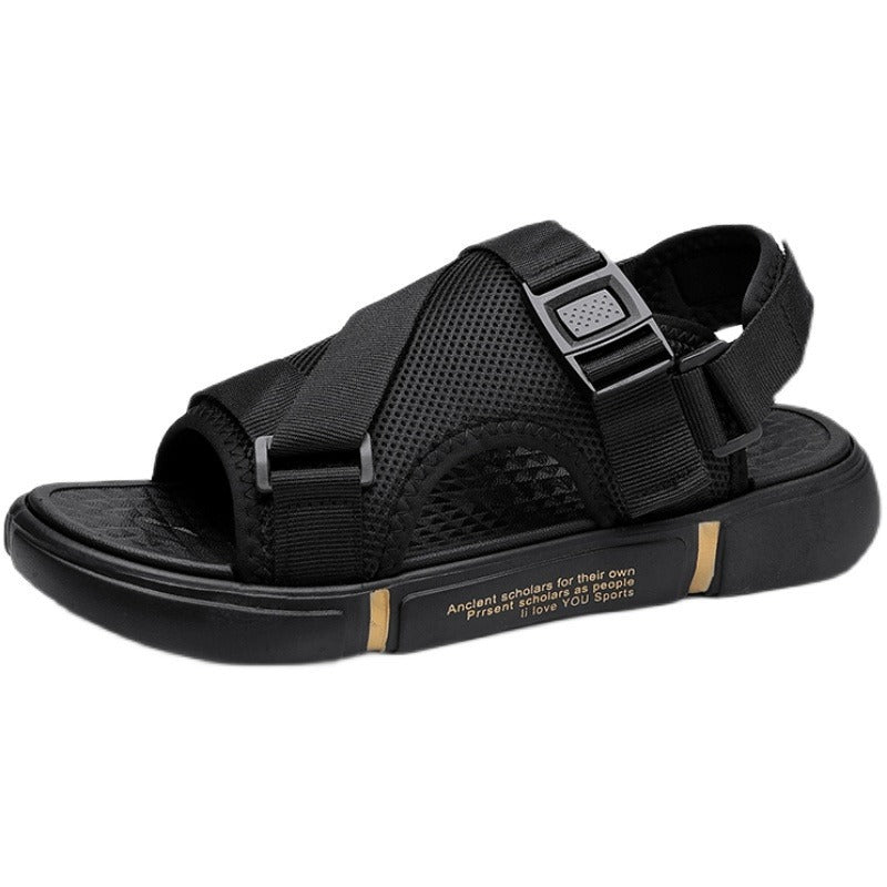 Sandals Men's Trendy 2025 New Summer Student Sports Beach Shoes for Outer Wear Dual-Purpose Trendy Driving Men's Sandals and Slippers