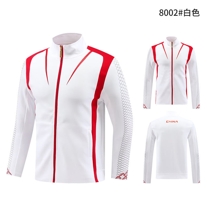 Sportswear suit Men's and Women's Long-sleeved Coat Sports Students Team Training Coaching Clothing Award-winning Clothing Athlete's Clothing