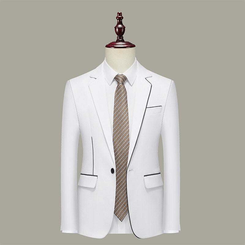 Foreign Trade Spring and Autumn New Men's Suits Business Korean Style Trendy Jackets Casual Handsome Men's Tops Single Suits