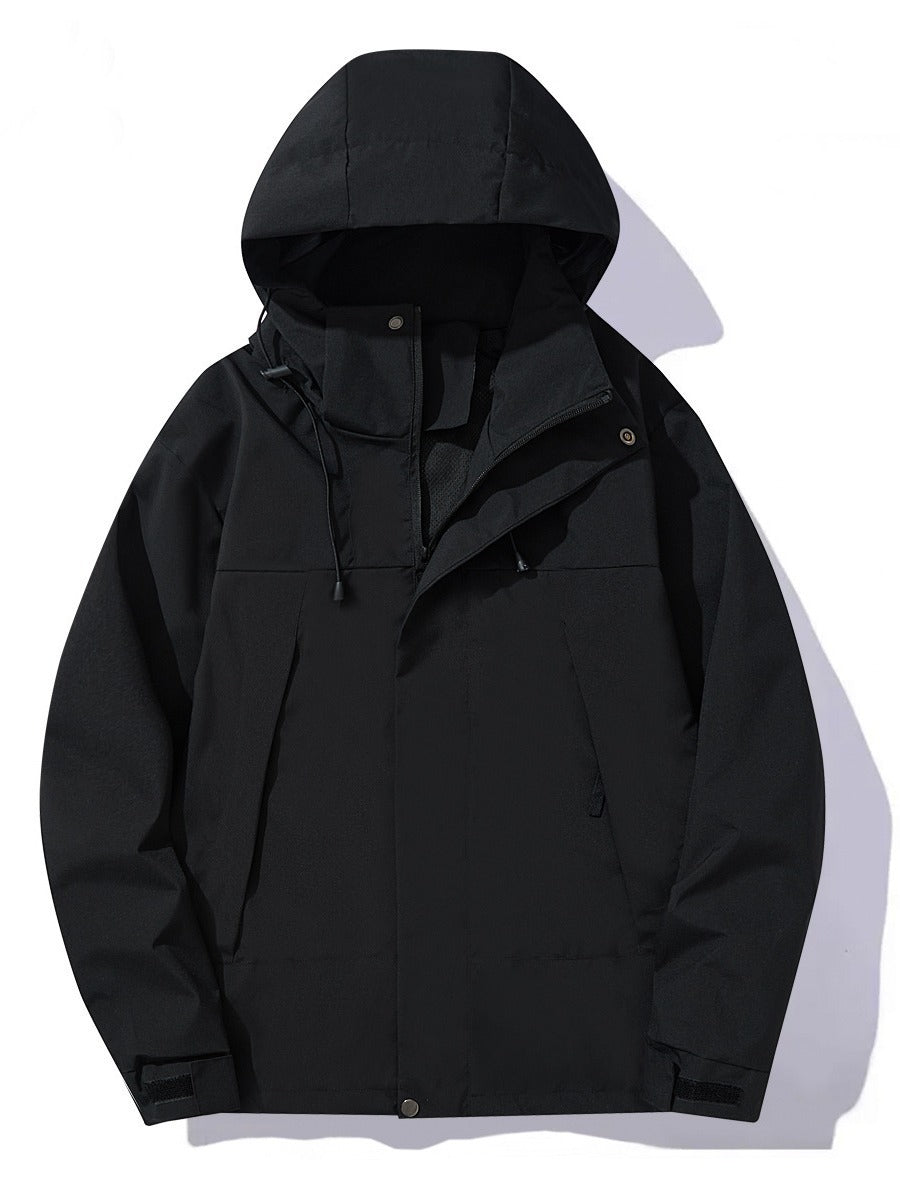 Jacket men's spring and autumn jacket men's and women's outdoor leisure sports windproof waterproof couple windbreaker Mountaineering