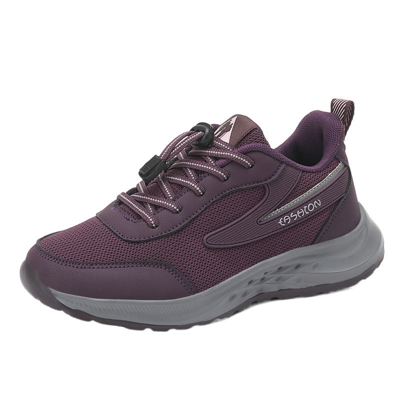 Elderly Women's Shoes Spring New Soft-Soled Mother's Shoes Middle-Aged and Elderly Walking Dad's Sports Shoes